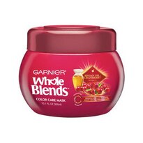 Garnier Whole Blends Argan Oil & Cranberry Color Care Mask For Color-Treated Hair, 10.1 OZ