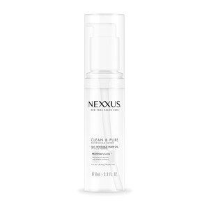 Nexxus Clean & Pure Paraben-Free, Dye-Free 5 in 1 Invisible Hair Oil For Dry or Frizz Prone Hair, 3.3 OZ