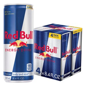 Red Bull Energy Drink 4-Pack of 8.4oz Cans