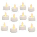 Night Splendor White Tea Lights, 12 Pack, thumbnail image 1 of 1