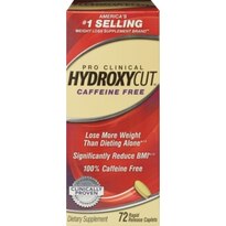 Hydroxycut Pro Clinical Caffeine Free 72ct Caplets