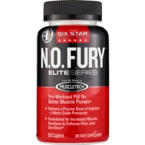 Six Star Pro Nutrition Pre-Workout N.O.Fury Caplets