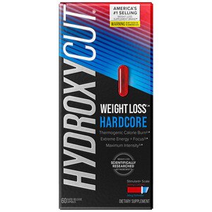Hydroxycut Hardcore 60ct Capsules with Green Coffee
