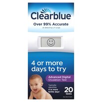 Clearblue Advanced Digital Ovulation Test, Predictor Kit, featuring Advanced Ovulation Tests with digital results