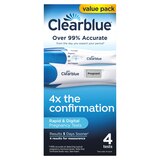 ClearBlue Combo Pregnancy Test 4ct, thumbnail image 1 of 1