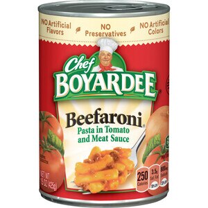 CHEF BOYARDEE BEEFARONI