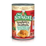 CHEF BOYARDEE SPAGHETTI WITH MEATBALLS, thumbnail image 1 of 2