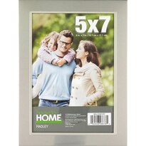 Hadley Picture Frame 5x7" Two-Tone Silvertone