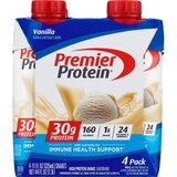 Premier Protein Milkshake 30g Protein Vanilla 4Pk 11oz Bttls, thumbnail image 1 of 1