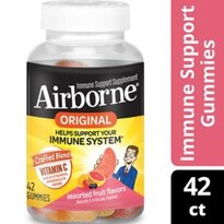 Airborne Gummies, Assorted Fruit Flavors, 42 CT 