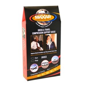 Maxar Unisex Dress and Travel Support Socks