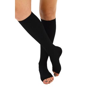 Gabrialla Open Toe Compression Knee Highs