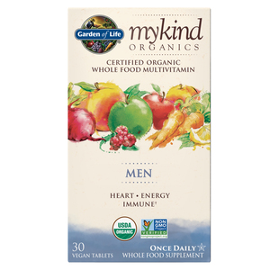 Garden of Life mykind Organics Men's Multivitamin, 30CT