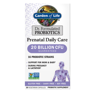 Garden of Life Dr. Formulated Probiotics Prenatal Daily Care, 30CT