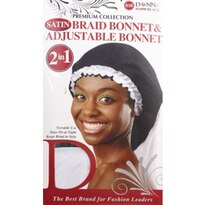 Donna Premium Collection Satin Braid Bonnet & Adjustable Bonnet