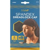 Titan Classic Spandex Dreadlock Cap, Black, thumbnail image 1 of 1