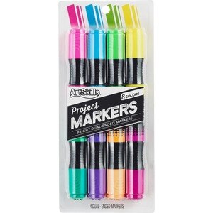 Art Skills Neon Markers Jumbo Tips