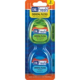 Dr. Fresh Velocity Dental Floss Mint Waxed & Waxed, 2 Pack, thumbnail image 1 of 1