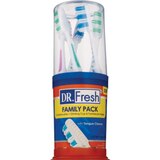 Dr. Fresh Velocity Family Pack, 5 Toothbrushes Plus Drinking Cup & Toothbrush Holder, thumbnail image 1 of 1