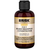 Brisk Grooming 2in1 Beard Shampoo + Conditioner, Citrus, 5.1 OZ, thumbnail image 1 of 1