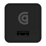 Griffin PowerBlock Universal USB-A 12W Wall Charger with USB-A to Micro-USB Cable - Black. Lifetime Warranty., thumbnail image 1 of 1