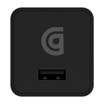 Griffin PowerBlock Universal USB-A 12W Wall Charger with USB-A to Lightning Cable - Black. Lifetime Warranty.