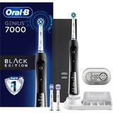 Oral-B 7000 SmartSeries Electric Toothbrush, 3 Brush Heads, Powered by Braun, Black, thumbnail image 1 of 1