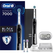 Oral-B 7000 SmartSeries Electric Toothbrush, 3 Brush Heads, Powered by Braun, Black