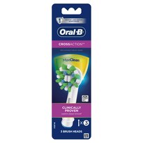 Oral-B CrossAction Electric Toothbrush Replacement Brush Heads, 3 Count