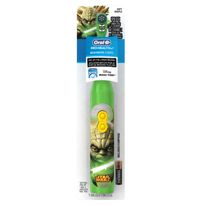 Oral-B Pro-Health Disney Star Wars Kids Battery Toothbrush with Free Disney Magic Timer App