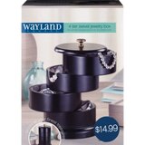 Wayland Square 4 Tier Swivel Jewelry Box, thumbnail image 1 of 1