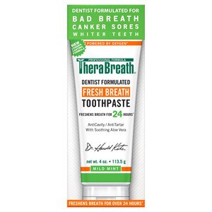 TheraBreath Dentist Recommended Fresh Breath Toothpaste, 4 OZ