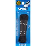 Shoe Gear Round Athletic Laces 36 Inches Black, thumbnail image 1 of 1