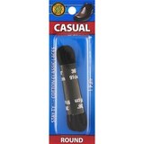 Shoe Gear Cotton Classic Round Laces 36 Inches Black, thumbnail image 1 of 1