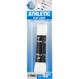 Shoe Gear Flat Athletic Laces 45 Inches White, thumbnail image 1 of 1