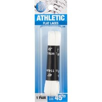 Shoe Gear Flat Athletic Laces 45 Inches White