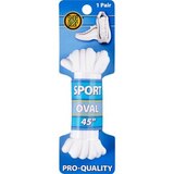 Shoe Gear Sport Oval 45 Inches Laces White, thumbnail image 1 of 1