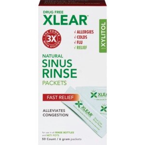 Xlear Natural Sinus Rinse Packets, 50 CT