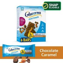 Glucerna Mini Treats Snack Bars Chocolate Peanut Bars 0.7 OZ, 6 CT