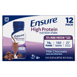 Ensure High Protein Nutrition Shake Vanilla Ready-to-Drink 8 fl OZ, 12 CT