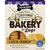 Three Dog Bakery Lick'n Crunch! Golden Sandwich Cookies, thumbnail image 1 of 1