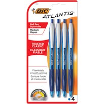 BIC Atlantis Original Retractable 1mm Medium Point Ball Pen