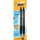 BIC Velocity Retractable 0.7mm Medium Point Gel Black Ink, 2CT, thumbnail image 1 of 2