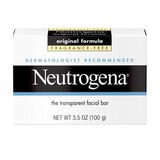 Neutrogena Original Fragrance-Free Gentle Facial Cleansing Bar, 3.5 OZ, thumbnail image 2 of 3