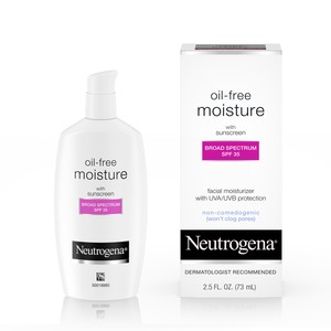 Neutrogena Oil Free Facial Moisturizer with SPF 35 Sunscreen, 2.5 OZ