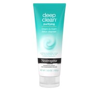 Neutrogena Deep Clean Purifying Cream-to-Foam Facial Cleanser, 3.5 OZ