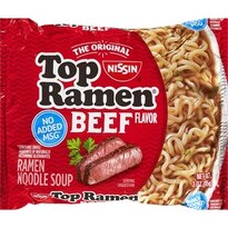 Nissin Top Ramen Oodles Of Noodles, Beef Flavor