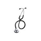 Littmann Master Classic II Stethoscope with Plated & Polished Alloy Chestpiece 27", Black Tube, thumbnail image 1 of 1