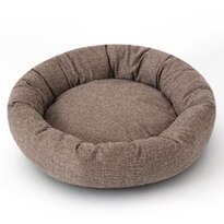 Pet Central Ramie Plush Pet Bed, 19x19x7 