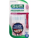 GUM Proxabrush Go-Betweens teeth Cleaners, Moderate, 12CT, thumbnail image 1 of 1